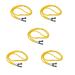 SBTRKT 5 pieces yellow acrylic fiber eye chain robust small and beautiful design suitable for sunglasses sunglasses old flower mirrors