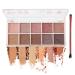 Erinde Eyeshadow Palette, 10 Colors Matte Nude Shades, Rich Colors with Fine Texture, Blendable Long Lasting Neutral Naked Eye Palette with Professional Eyeshadow Brush, Great for Travel 06# 06# Plant Rhythm