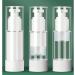 Ydseozoa 4-Piece Airless Pump Dispenser Set | Refillable Travel Bottles for Cosmetics Shampoo & Lotion - Leak-Proof 15ml & 30ml - Buy Online on GoSupps.com