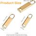 Enjoy Zipper Pull Replacement Metal Handles - 8 Pack Gold for Shoes Luggage Bags Jackets | Durable Zip Tab Repair - Buy Online on GoSupps.com