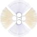 Tangger 200 PCs Nagel Presentation Nagel Display Tips Tipper Stiletto Nail Art Pop Sticks nail tips compartments false nail art-tipsticks 2 style