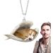 Hujinkan Pendant Chain Necklace Women Stainless Steel Sleeping Angel Dog Wings Necklace Fashion Jewelry Accessory Angle Necklace For New Year Anniversary Dating Easter Thanksgiving Gifts 4 - Buy Online on GoSupps.com