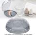 Portable Waterproof Case for Orthodontic Retainers - Mussel-Shaped Box with Pick-Hook | Keep Your Retainer Clean & Safe - Gray 4 - Buy Online on GoSupps.com