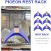 POPETPOP Toy Pets 6Pcs Dove Rest Stand Pigeon Perch Bird Stand Wooden Bird Rest Stand Dove Rest Roost Holder Pet Bird Supplies Grill Accesories - Buy Online on GoSupps.com