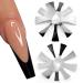 Almond Easy French Smile Line Nail Art Manicure Edge Trimmer Nail Cutter Acrylic Tool with 9 Sizes  HJ-NAT196-FS10 1 Count (Pack of 1)