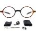 Buy Lanomi Retro Round Reading Glasses for Men & Women - Easy-Rim Nerd Glasses | Multiple Strengths Available (1.0 to 4.0) - Buy Online on GoSupps.com