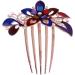 Angoily Flowers Hairpin Hair Accessories Rhinestone Flower Bride Crystal - Buy Online on GoSupps.com