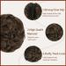 RPAEOY Dark Brown Hair Parts Dutt with Bracket - Curly Wavy Hair Tie & Messy Bun Clamp - Synthetic Hair Scrunchy for Women - Buy Online on GoSupps.com