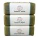 Traverse Bay Bath and Body Eucalyptus & Peppermint Bar Soap 3 Pack | All-Natural Handmade Cold Process Soap with Essential Oils for Face & Body | Made in USA | 15+ oz - Buy Online on GoSupps.com