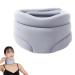Premium Sleep Aid Neck Support Pillow - Anti-Snoring Soft Foam Orthosis for Ultimate Comfort Travel-Friendly Gray Design - Buy Online on GoSupps.com