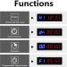 BTBSIGN LED Interval Timer for Home Gym Fitness - Blue+Red - Buy Online on GoSupps.com