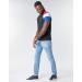 Le Coq Sportif ESS Tee Ss N 1 Men's T-Shirt - XS Black/Red/White/Blue - Shop Internationally for Stylish Comfort - Buy Online on GoSupps.com