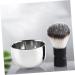 WOONEKY Stainless Steel Impact Bowl - Double Layer Razor Cup for Men | Durable Mixing & Shaving Container - Buy Online on GoSupps.com