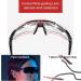 Rockbros Polarized Bicycle Glasses - 5 Interchangeable Lenses for Men & Women | Sports Sunglasses for Cycling Fishing & Outdoor Activities - Buy Online on GoSupps.com