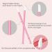 VEGCOO 300 PCS Disposable Lip Brushes - Perfect Pink Make-Up Lipstick Applicators for Flawless Lip Makeup - Buy Online on GoSupps.com