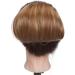 Hepburn Messy Hair Bun Extension, Light Auburn & Dark Brown Ombre Wavy Fashion Updo Scrunchy - Buy Online on GoSupps.com