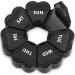Large Weekly Pill Organizer, Pill Box 7 Day, KAPENS Large Capacity Compartments Pill Containers Flower Portable Box Case for Pills Vitamin Fish Oil Medicine Supplements Organizer (Black)