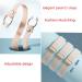 4 Pairs Women's Detachable Elastic High Heel Shoe Straps - Anti-Loose & Anti-Slip Ankle Replacement for Heels - Black & Beige Almond - Buy Online on GoSupps.com
