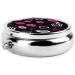 Buy Crown and Lips Round Pill Box - 3 Compartment Mini Decorative Travel Organizer | Portable Pocket Purse for Vitamins & Medicine - Black - Buy Online on GoSupps.com