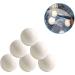 6pcs Wool Dryer Balls Laundry Drying Ball Wear-resistant 4/7cm Drying Fabric Softener Ball Energy Saving Antistatic Fabric Softner Reducing Wrinkles and Resuable for Home Hotel Supplies - Buy Online on GoSupps.com
