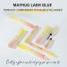 Mayhug Lash Glue Waterproof Eyelash Glue Black Cluster Lashes Glue 5ml Eyelash Glue for Cluster Lashes Super Strong Cluster Lash Glue Hold 72 Hours - Buy Online on GoSupps.com