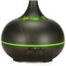 Essential Oil Diffuser 150ml - Wood Grain Cool Mist Humidifier for Aromatherapy 7 Color LED Lights Auto-Off - Perfect for Yoga Spa & Bedroom - Buy Online on GoSupps.com