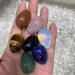 7Pcs Natural Gemstone Crystal Eggs Collectors Pack Reiki Stone Mineral Specimen