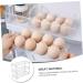 1pc Box Transparent Egg Lattice Eggs Stackable Egg Frame Egg Storage Holder Refrigerator re-usable - Buy Online on GoSupps.com