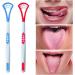 Buy Tongue Scraper & Cleaning Brush for Optimal Oral Hygiene | Green Tongue Cleaners - International Shipping Available - Buy Online on GoSupps.com