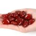 XIANNVXI 10 Pcs Carnelian Crystals Heart Natural Red Agate Red Crystals Gemstones Set Polished Love Palm Pocket Stones Reiki Crystal Beginners Gifts Red - Carnelian/Red Agate