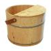 Bassin de bain de pieds en bois offrant des solutions portables permettant profiter bains pieds relaxants dans divers endroits. Bassin bain domestique en bois pais