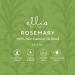 Ellia Rosemary Essential Oil 15ml - Woodsy Aromatherapy Diffuser Blend | Clarifying & Refreshing Scent | UV Protection - Buy Online on GoSupps.com