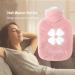 Buy 500ml Bouillotte Heat Bottle - Cozy Fluffy Cover for Pain Relief Perfect Gift for Family & Friends - Buy Online on GoSupps.com