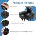 Scalp Massager Scalp Massager Hair Growth Scalp Scrubber Shampoo Brush for Remove Dandruff Hair Scrubber Silicone Scalp Brush Scalp Exfoliator (Black+Green) - Buy Online on GoSupps.com