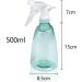 Gvolatee 3 STK 500ml Refillable Transparent Spray Bottles - Professional Water Sprayer for Plants Hair & Cleaning - Durable Plastic Atomizer - Buy Online on GoSupps.com