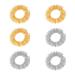 Massage rings for fingers 6 pieces massage ring acupressure rings anti-stress acupressure rings for teenagers and adults