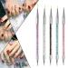 5-Piece Nail Brush Set - Professional Nail Art Dotting Tools & Dual-Ended Acrylic Pen for DIY Nail Design - Buy Online on GoSupps.com