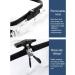 USB Rechargeable Headband Magnifier Head Mounted Magnifying Glasses with 2 LED Lights & Removable Lensesfor Reading Close Work Small Gift - Buy Online on GoSupps.com