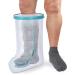 VESKIMER Extra Wide - Waterproof Leg Cast Cover for Shower Adult XL - Extra Large - Reusable Shower Boot Cover Watertight Foot Protector - Perfect Fit for Leg Foot Ankle and No Mark on Skin