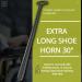 Velette 30 Inch Plastic Shoe Horn for Seniors, Men, Women, and Kids - Long Handle Shoehorn for Boots, Cowboy Boots, Dress Shoes, and Sneakers - Buy Online on GoSupps.com