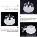 Lot de 2 Gobelets Ronds en Verre D poli Cristal 60 Ml pour Dissolvant Ongles et Nettoyage Manucure Tasse Compacte Nail Art et Soins des Ongles Professionnels - Buy Online on GoSupps.com
