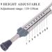 Tall Adult Walking Crutches Lightweight Stainless Steel Medical Underarm Crutches with Height Adjustable Retractable Anti-Slip Walker Warm Life - Buy Online on GoSupps.com