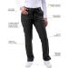 Adar Pro Breakthrough Plus Scrub Set for Women - V-Neck Top & Pocket Pants, Black - Size Medium - Buy Online on GoSupps.com