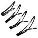 48-Piece Black Metal Snap Hair Clips | Stylish Hair Accessories for Women & Girls - Buy Online on GoSupps.com