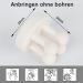 4 Pack Adhesive Hooks - Silicone Toothbrush Holder Cable Organizer Key Hook & Razor Bracket for Bathroom & Kitchen - Self-Adhesive Wall Hooks (White) - Buy Online on GoSupps.com