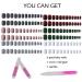 Matte Short Press on Nails Set - 6 Packs (144 Pcs) Acrylic False Nails with Glue & Nail File for Women - Buy Online on GoSupps.com