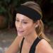 Women's Bondi Band 4 Inch Anti-Slip Workout Headband - Moisture-Wicking for Running, Yoga & Skiing | Black - Buy Online on GoSupps.com