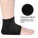 Gel Heel Socks - Moisturizing Silicone Foot Care for Pain Relief - Universal Black Heel Socks - Buy Online on GoSupps.com