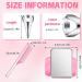 10-Piece Hair Parting Ring Set with Steel Rat Tail Comb - Pink/Silver Magnetic Wrist Pin Hair Parting Tool - Buy Online on GoSupps.com