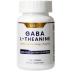 GABA Supplement 950mg with 250mg L-Theanine Melatonin-Free Enhanced with B6/B12/Magnesium for Calm Restful Sleep & Stress Relief Non-GMO Gluten Free 120 Tablets for Adults 1 Bottle